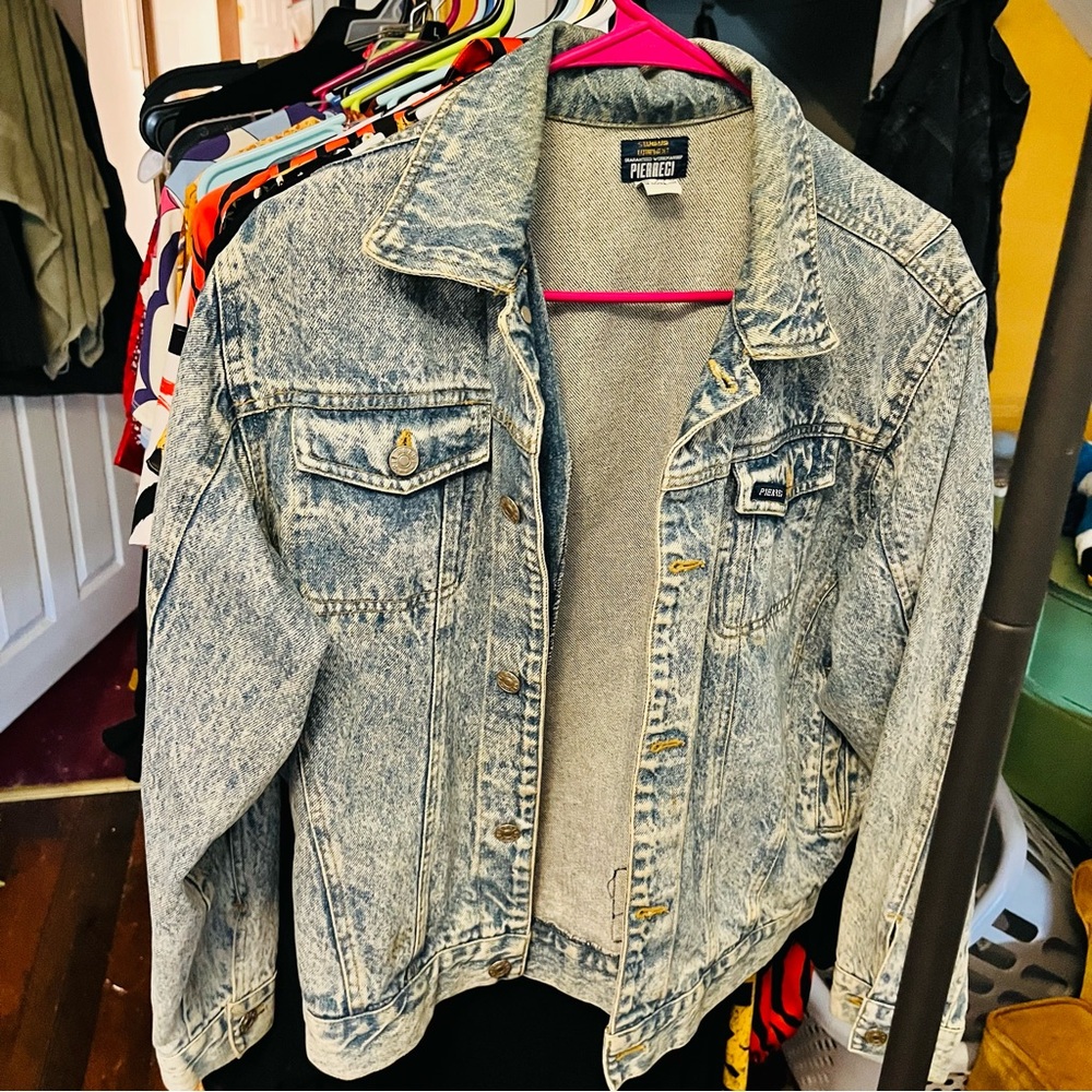 Vintage acid wash jacket